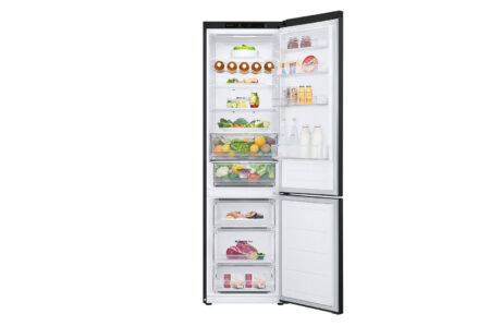 LG GBV3200CEP koel-vriescombinatie Vrijstaand 387 l C Zwart EWO197 - Afbeelding 3