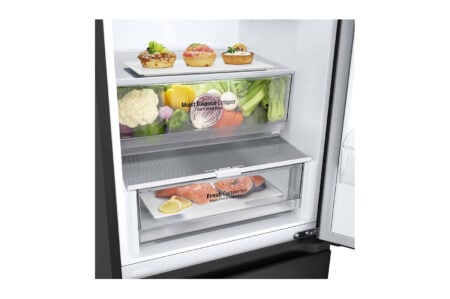 LG GBV3200CEP koel-vriescombinatie Vrijstaand 387 l C Zwart EWO198 - Afbeelding 6