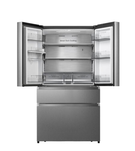 Hisense RF749N4WIF amerikaanse koelkast Vrijstaand 579 l F Roestvrijstaal DHZ383 - Afbeelding 4