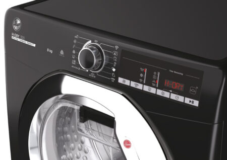 Hoover HLE C8TCEB wasdroger Vrijstaand Voorbelading 8 kg B Zwart DHZ336 - Afbeelding 6