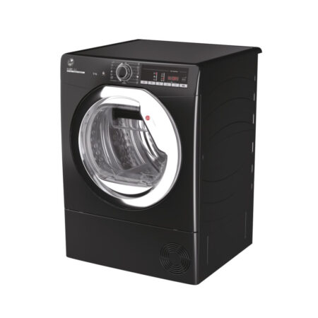 Hoover HLE C8TCEB wasdroger Vrijstaand Voorbelading 8 kg B Zwart DHZ336 - Afbeelding 4