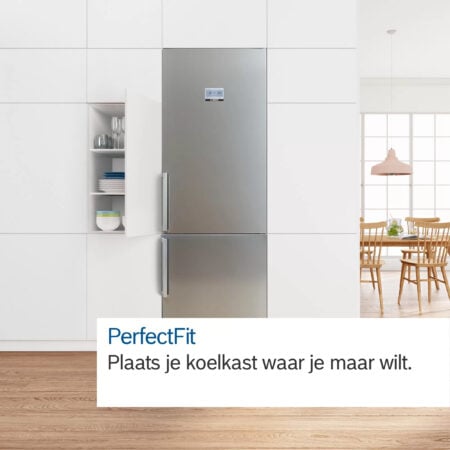 Bosch Serie 4 KGN392LBF koel-vriescombinatie Vrijstaand 363 l B Roestvrijstaal - DHZ1386 - Afbeelding 11