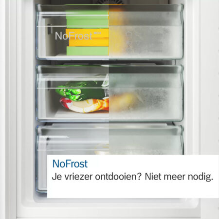 Bosch Serie 4 KGN392LBF koel-vriescombinatie Vrijstaand 363 l B Roestvrijstaal - DHZ1386 - Afbeelding 10