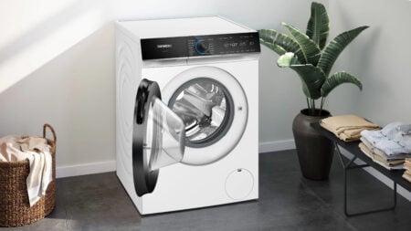 Siemens iQ700 WG54B2030 wasmachine Voorbelading 10 kg 1400 RPM Zwart EWO173 - Afbeelding 4