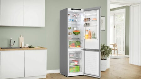 Bosch Serie 4 KGN392LBF koel-vriescombinatie Vrijstaand 363 l B Roestvrijstaal - DHZ1386 - Afbeelding 9