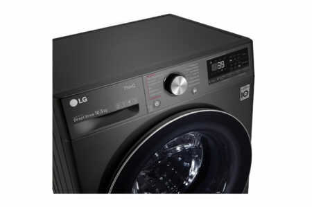 LG F6WV710P2S wasmachine Voorbelading 10,5 kg 1560 RPM Zwart, Roestvrijstaal EWO99 - Afbeelding 4