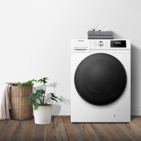 Hisense WDQA1014EVJM Was-droogcombinatie Vrijstaand Voorbelading Wit D DHZ470 - Afbeelding 6