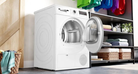 Bosch Serie 4 WTN85201GB wasdroger Vrijstaand Voorbelading 7 kg B Wit DHZ538APD - Afbeelding 5