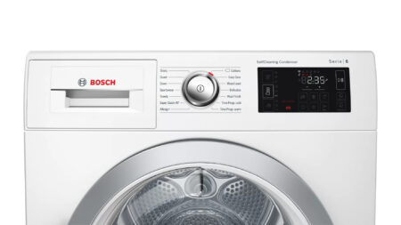 Bosch Serie 6 WTWH7660GB wasdroger Vrijstaand Voorbelading 9 kg A++ Wit DHZ542 - Afbeelding 6