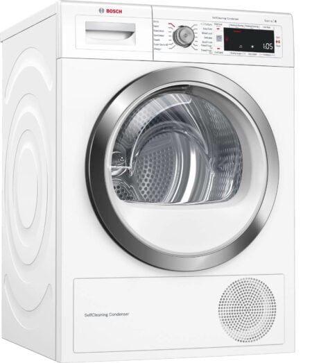 Bosch Serie 8 WTW87561GB wasdroger Vrijstaand Voorbelading 9 kg A++ Wit DHZ551 - Afbeelding 9