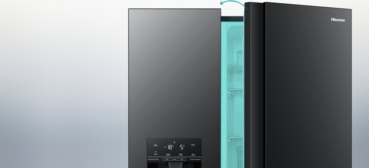 Hisense RS694N4TFE amerikaanse koelkast Vrijstaand 562 l E Zwart EWO4890 - Afbeelding 10