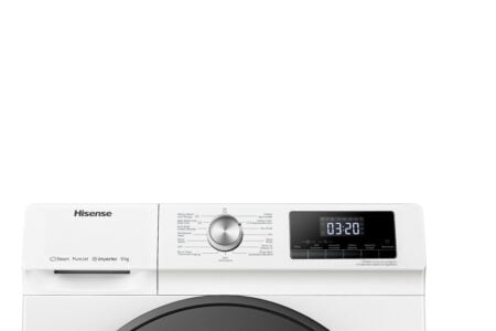 Hisense WFQA9014EVJM wasmachine Voorbelading 9 kg 1400 RPM Wit DHZ498APD - Afbeelding 6