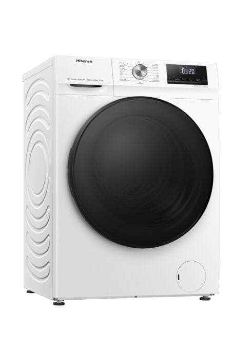 Hisense WFQA9014EVJM wasmachine Voorbelading 9 kg 1400 RPM Wit DHZ498APD - Afbeelding 3