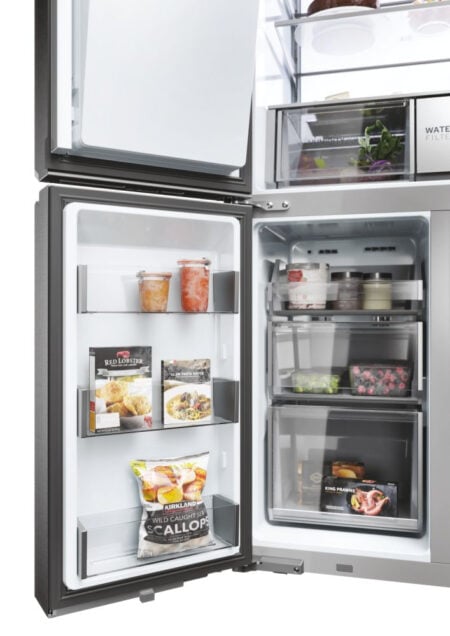 Haier HCR7918EIMP amerikaanse koelkast Vrijstaand 601 l E Platina, Roestvrijstaal - EWO 275 - Afbeelding 19