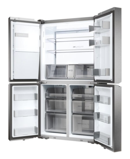 Haier HCR7918EIMP amerikaanse koelkast Vrijstaand 601 l E Platina, Roestvrijstaal - EWO 275 - Afbeelding 10