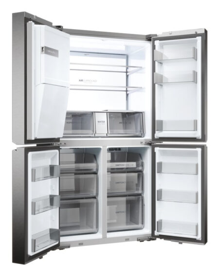 Haier HCR7918EIMP amerikaanse koelkast Vrijstaand 601 l E Platina, Roestvrijstaal - EWO 275 - Afbeelding 7