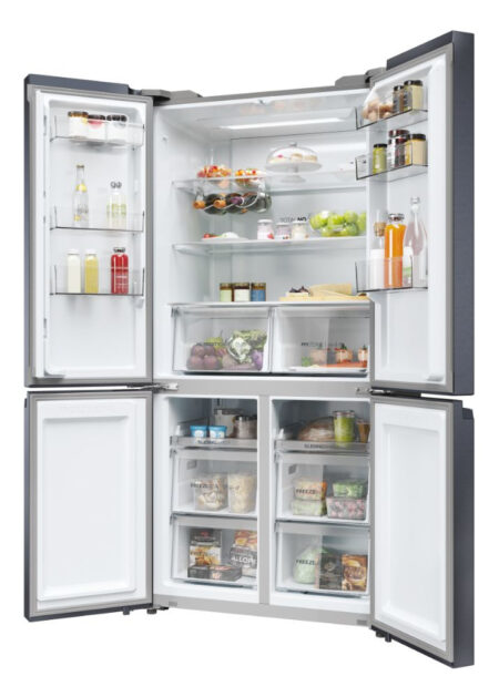 Haier HCR5919ENMB amerikaanse koelkast Vrijstaand 528 l E Grijs - EWO277 - Afbeelding 9