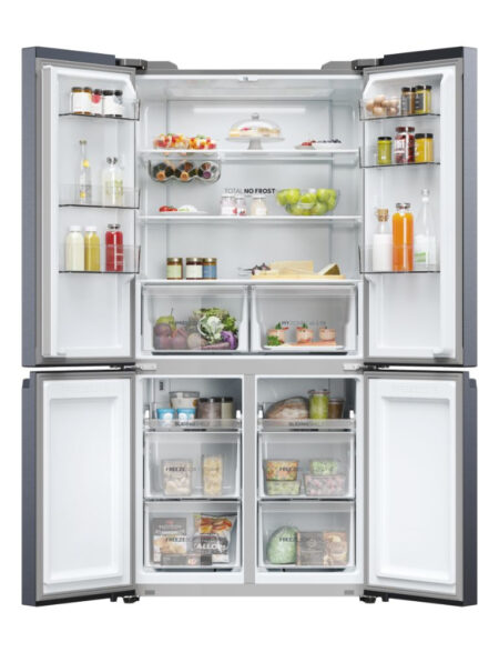 Haier HCR5919ENMB amerikaanse koelkast Vrijstaand 528 l E Grijs - EWO277 - Afbeelding 3