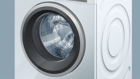 Siemens iQ700 WM14W5FCB wasmachine Voorbelading 9 kg 1379 RPM Wit DHZ702 - Afbeelding 6