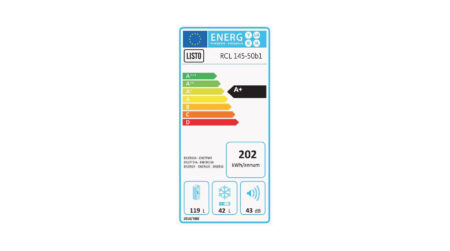 LISTO RCL 145-50B4 Vrijstaand 161 l Wit EWO450 - Afbeelding 12
