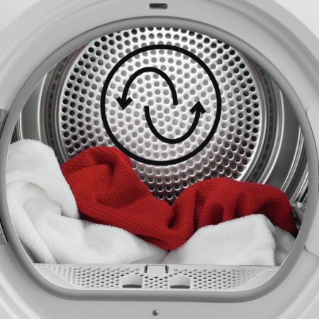 AEG T6DBG82W wasdroger Vrijstaand Voorbelading 8 kg B Wit EWO483 - Afbeelding 6