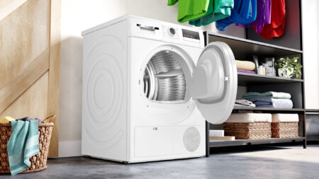 Bosch Serie 4 WTN83201GB wasdroger Vrijstaand Voorbelading 8 kg B Wit DHZ1528 - Afbeelding 6