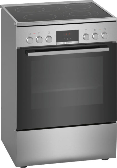 Bosch Serie 4 HKR39C250 fornuis Vrijstaand fornuis Electrisch Keramisch Zwart, Grijs A - EWO416 - Afbeelding 8