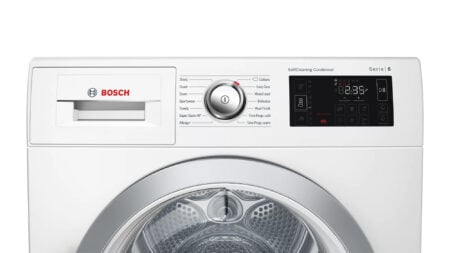 Bosch Serie 6 WTWH7660GB wasdroger Vrijstaand Voorbelading 9 kg A++ Wit DHZ533 - Afbeelding 6