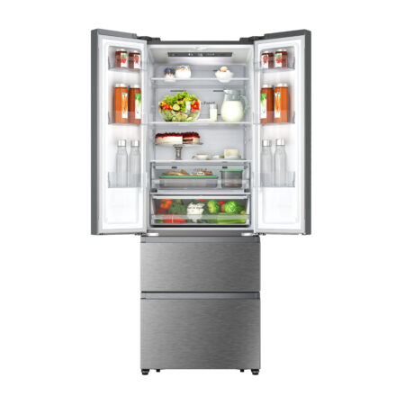 Hisense RF632N4BCE Amerikaanse koelkast Vrijstaand 485 l E Roestvrijstaal DHZ688 - Afbeelding 4