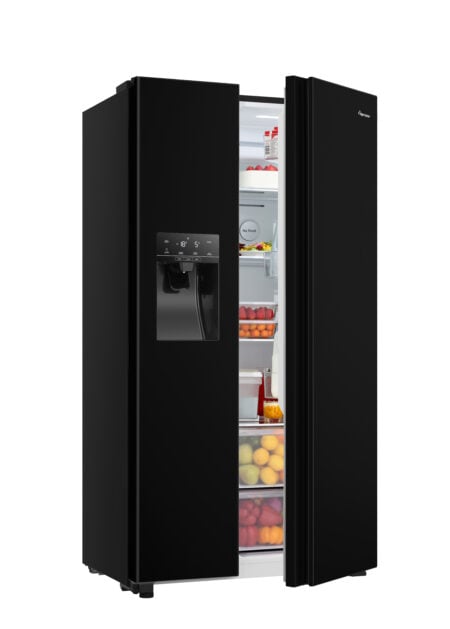 Fridgemaster MS91500IEB Amerikaanse koelkast Vrijstaand 499 l E Zwart DHZ1554 - Afbeelding 5