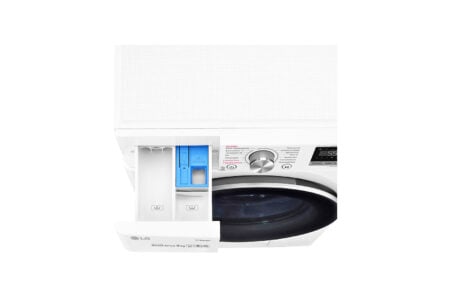 LG F4WV609S1 wasmachine Voorbelading 9 kg 1400 RPM Wit EWO743 - Afbeelding 7