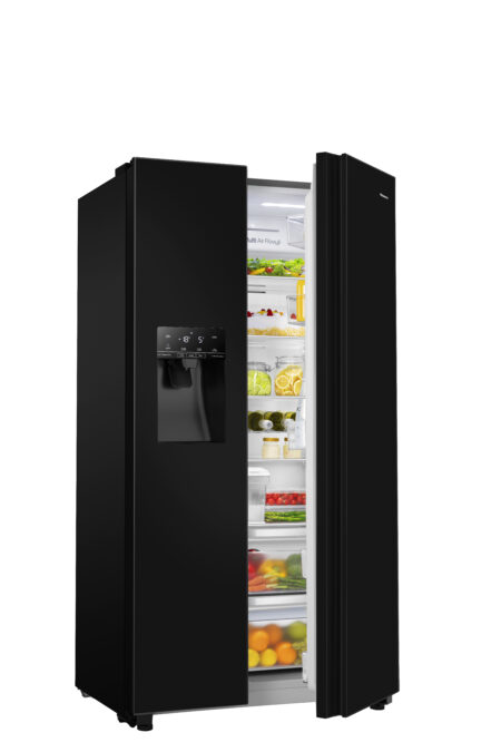 Hisense RS694N4TBE Amerikaanse koelkast Vrijstaand 562 l E Zwart DHZ685 - Afbeelding 8
