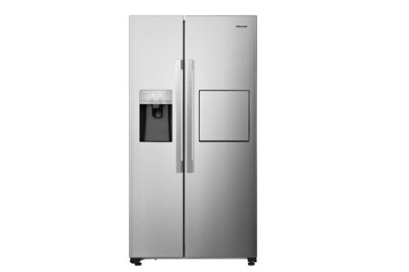 Hisense RS694N4BCE Amerikaanse koelkast Vrijstaand 562 l E Roestvrijstaal DHZ683