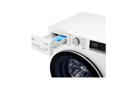 LG V5WD96H1 Was-droogcombinatie Vrijstaand Voorbelading Wit E - EWO757 - Afbeelding 6