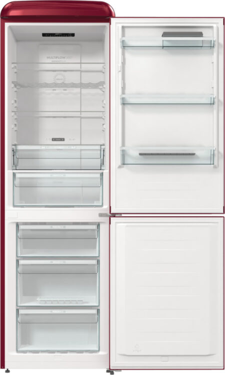 Gorenje ONRK619DR koel-vriescombinatie Vrijstaand 300 l D Bordeaux - Afbeelding 7