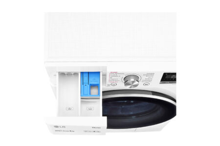 LG F4WV7081 wasmachine Voorbelading 8 kg 1360 RPM Wit EWO745 - Afbeelding 6