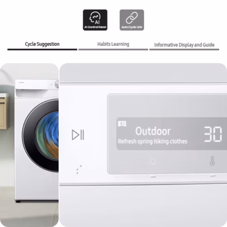 Samsung WW11DG6B85LK wasmachine Voorbelading 11 kg 1400 RPM Wit - Afbeelding 17