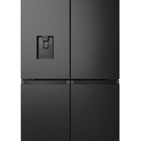 Hisense RQ758N4SWFE Amerikaanse koelkast Vrijstaand 609 l E Zwart EWO2621