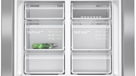 Siemens iQ300 KF96NVPEA amerikaanse koelkast Vrijstaand 605 l E Zilver - Afbeelding 9