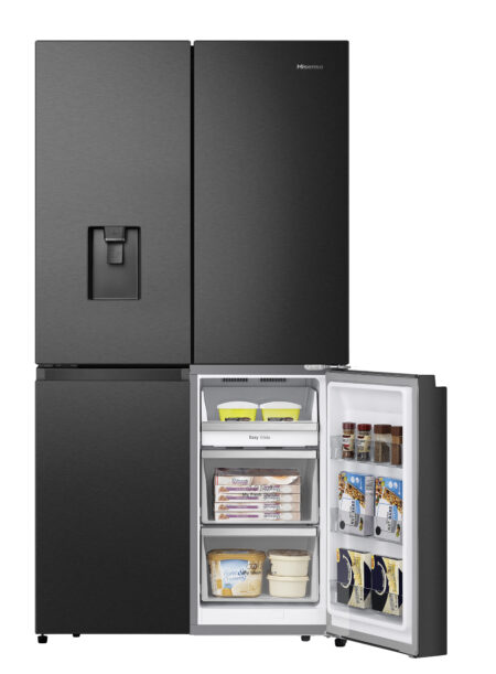Hisense RQ758N4SWFE Amerikaanse koelkast Vrijstaand 609 l E Zwart DHZ913 - Afbeelding 10