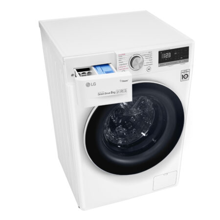 LG F4WV508S0 wasmachine Voorbelading 8 kg 1400 RPM Wit EWO737 - Afbeelding 10