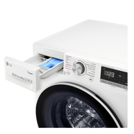 LG F4WV508S0 wasmachine Voorbelading 8 kg 1400 RPM Wit EWO737 - Afbeelding 6