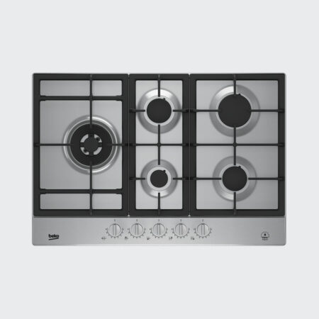 Beko HIAL 75325 SX NL kookplaat Zwart, Roestvrijstaal Ingebouwd 75 cm Gaskookplaat 5 zone(s) DHZ1057 - Afbeelding 3