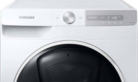 Samsung WW9GT754AWH/S2 wasmachine Voorbelading 9 kg 1400 RPM Zilver, Wit - EWO815 - Afbeelding 12
