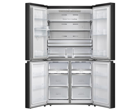 Hisense RQ758N4SWF1 Amerikaanse koelkast Vrijstaand 606 l F Zwart DHZ912 - Afbeelding 8