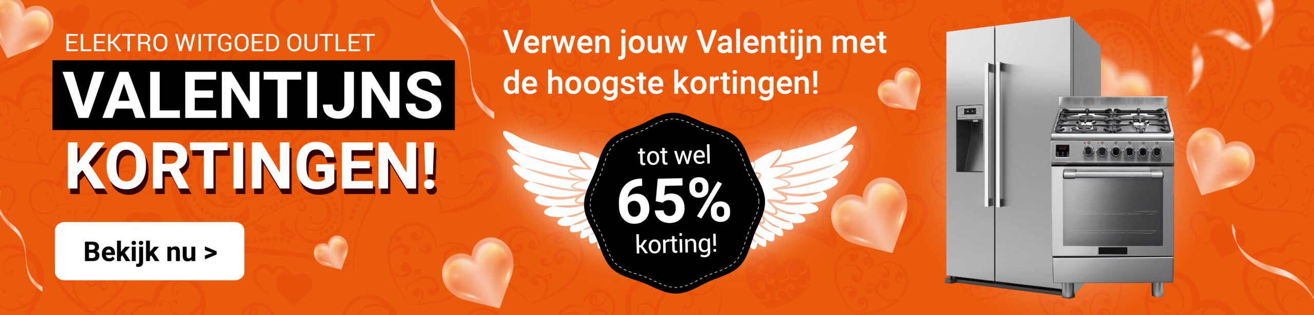 Krijg nu wel tot 65% korting tijdens Valentijn!
