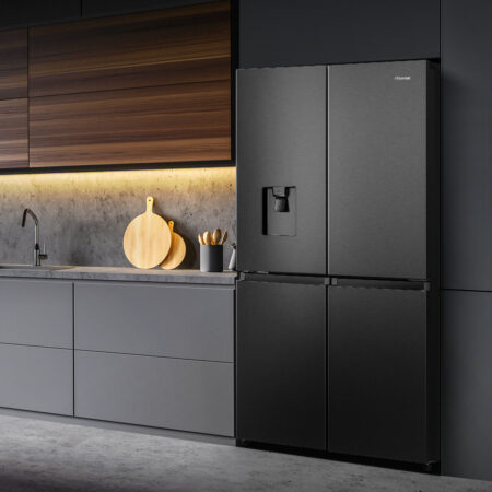 Hisense RQ758N4SWFE Amerikaanse koelkast Vrijstaand 609 l E Zwart DHZ913 - Afbeelding 11