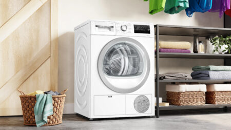 Bosch Serie 4 WTH85223GB wasdroger Vrijstaand Voorbelading 8 kg A++ Wit DHZ929 - Afbeelding 5