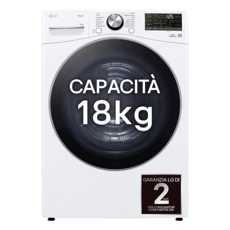 LG RH18U8AVCW wasdroger Vrijstaand Voorbelading 18 kg A+++ Wit - Afbeelding 15