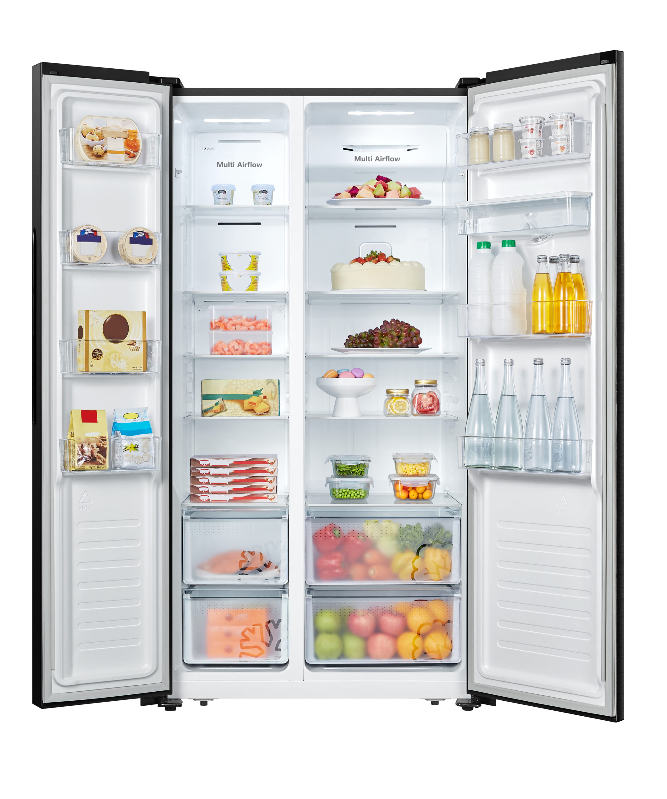 Fridgemaster MS91520DEB amerikaanse koelkast Vrijstaand 519 l E Zwart - EWO3320 - Afbeelding 5